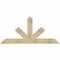 Ekena Millwork Saratoga Rough Sawn Timber Gable Bracket, Douglas Fir, 72"W x 33"H x 4"D x 6"F, 11/12 Pitch GBW072X33X0406SAR00RDF - alternate 1